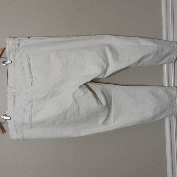 Abercrombie and Fitch jean women off-white mom high rise curve 22S casual Y2k - Picture 4 of 9